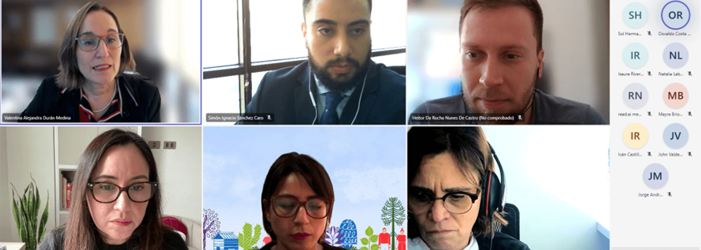 Reunión virtual mesa de trabajo 2 - Chile